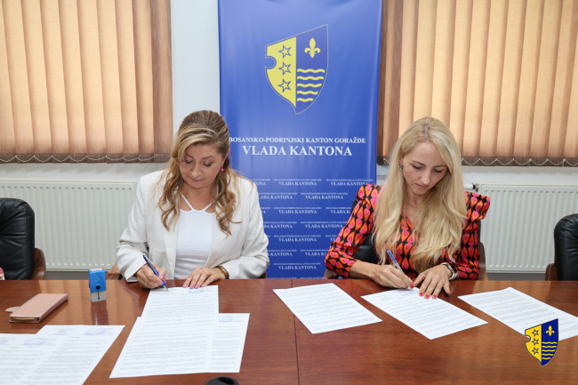 Potpisani ugovori za finansiranje projekata unapređenja zdravstvenih usluga u Bosansko-podrinjskom kantonu Goražde